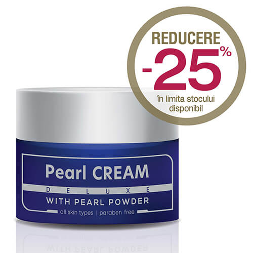 Pearl Cream DELUXE  - Crema de fata antirid cu pulbere de perle 