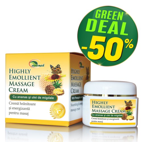 Highly Emollient Massage Cream  - Crema hranitoare pentru fata 